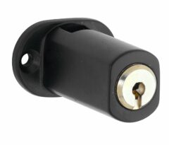 Espagnoletslot voor vierkante stang mat zwart