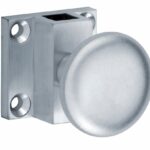 Espagnolet trekknop Elegant voor vierkante stang mat chroom