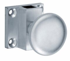 Espagnolet trekknop Elegant voor vierkante stang mat chroom