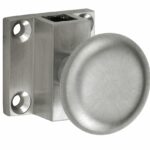 Espagnolet trekknop Elegant voor vierkante stang mat nikkel ongelakt