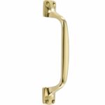 Deurgreep Elegant 180mm messing gelakt