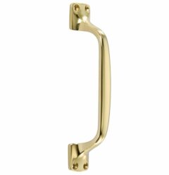 Deurgreep Elegant 180mm messing gelakt