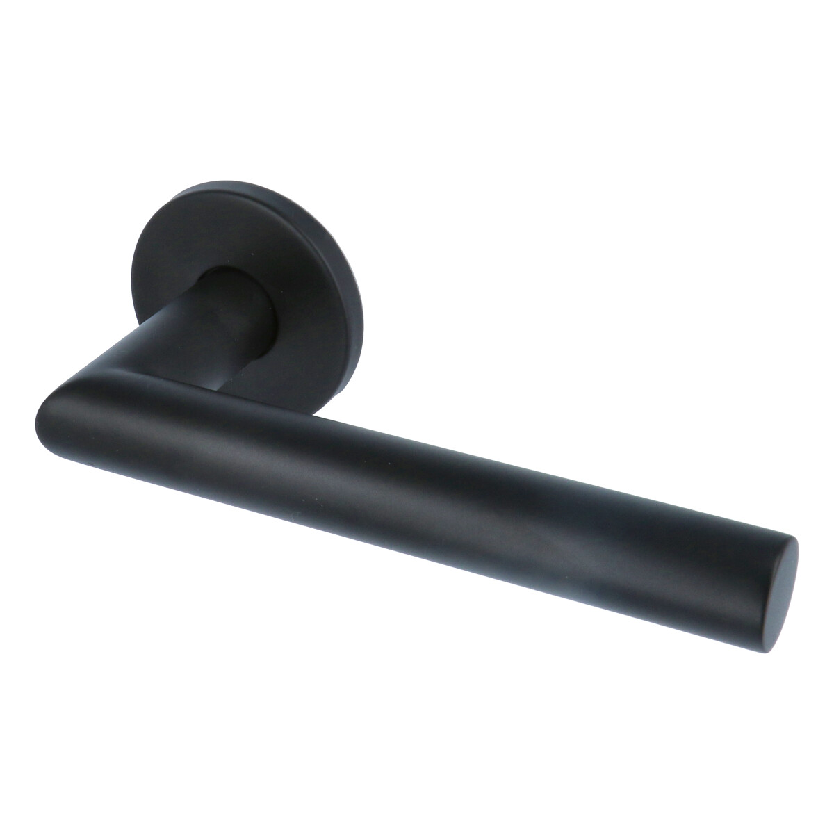 Deurkruk Marc Op Ronde Rozet Mat Zwart