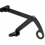 Combi uitzetter Elegant 125mm mat zwart