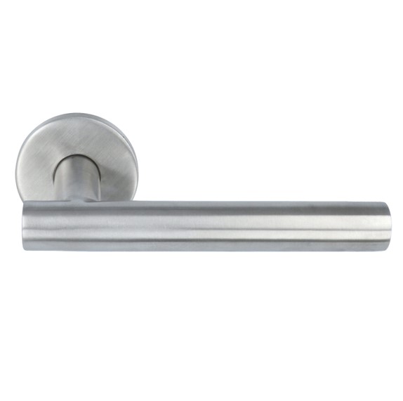 Deurkruk Dave Op Ronde Rozet RVS