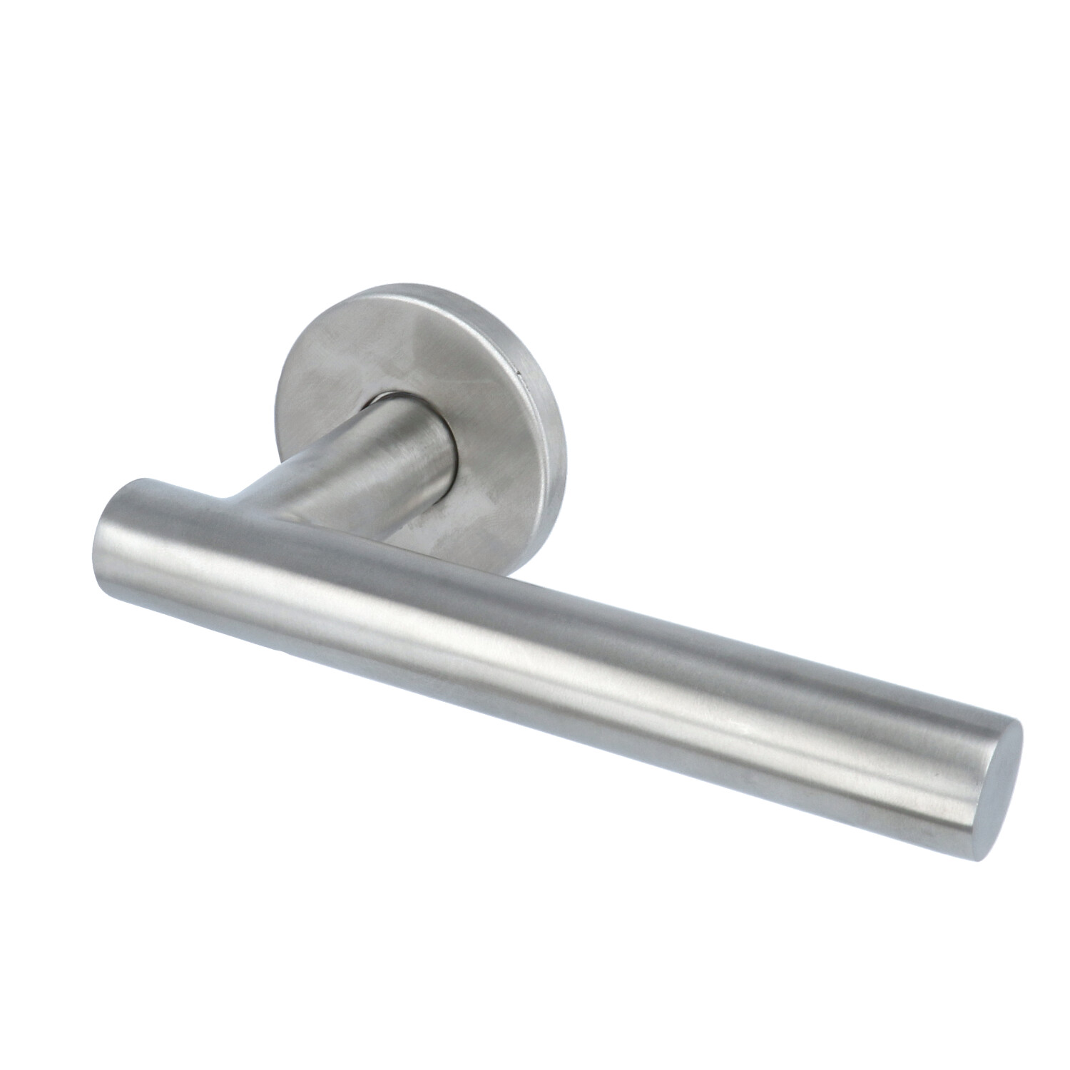 Deurkruk Dave Op Ronde Rozet RVS