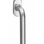 Intersteel Raamkruk recht ø19mm met zichtring rvs