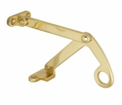 Combi uitzetter Elegant 125mm messing gelakt