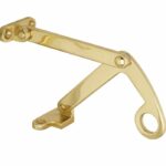 Combi uitzetter Elegant 125mm messing ongelakt