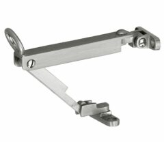 Combi uitzetter wegdraaibaar 215mm mat nikkel ongelakt