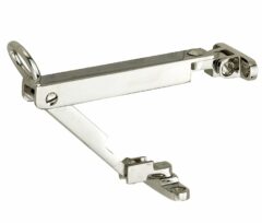 Combi uitzetter wegdraaibaar 215mm glans nikkel