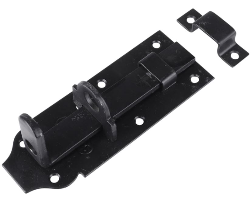 Starx schuif met slotoog en sluitlus breed 120 mm zwart