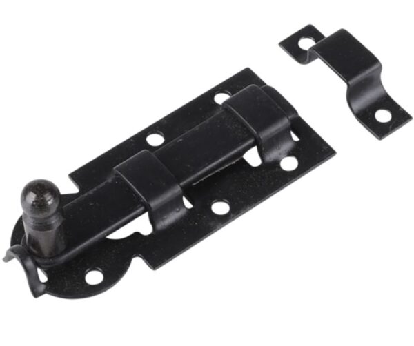Starx schuif vlak met lip en lus verzinkt 60 mm zwart