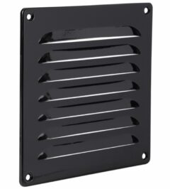 Starx schoepenrooster 160 x 160 mm zwart