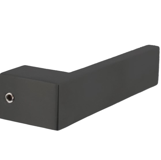 Intersteel Deurkruk Amsterdam RVS/Mat Zwart (messing inzet)