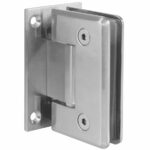 Wandscharnier voor glazen deuren Mod. A nikkel