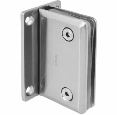 Vaste wandbeugel voor glazen wanden Mod. D nikkel