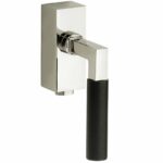 SKG2 Draaikiepgarnituur afsluitbaar Bauhaus ebben glans nikkel