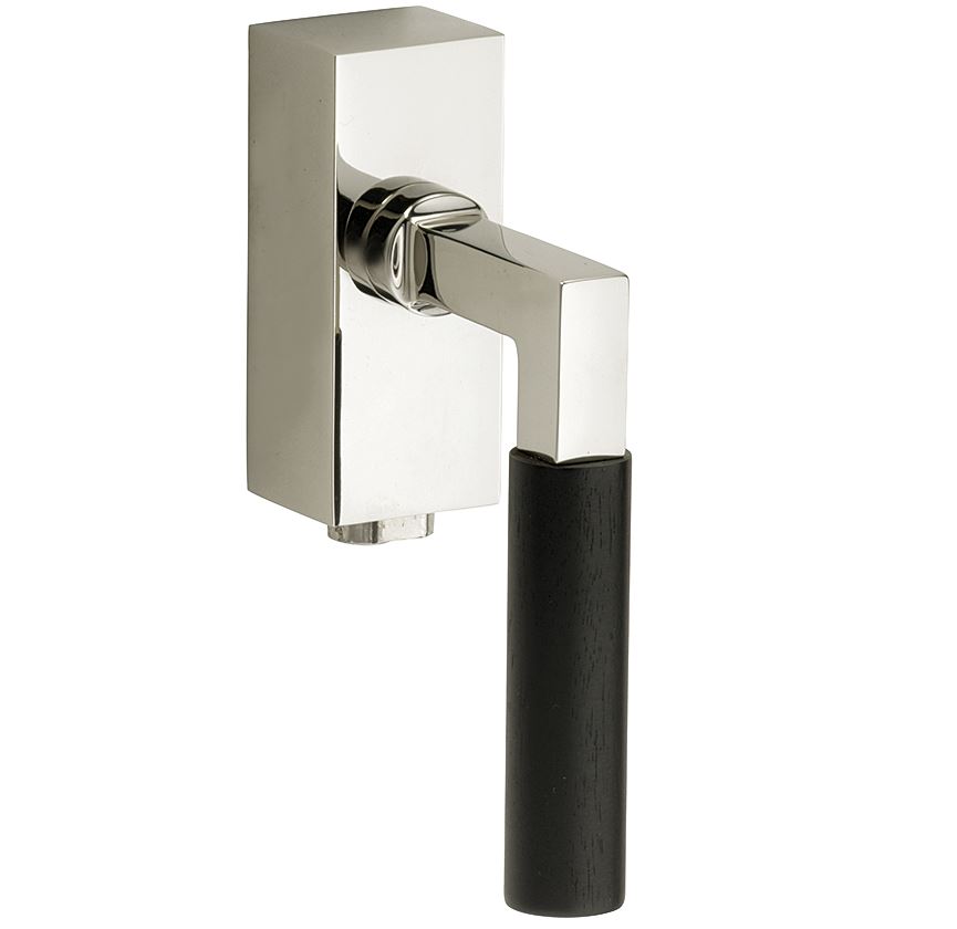 SKG2 Draaikiepgarnituur afsluitbaar Bauhaus ebben glans nikkel