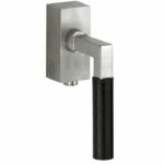 SKG2 Draaikiepgarnituur afsluitbaar Bauhaus ebben mat nikkel ongelakt