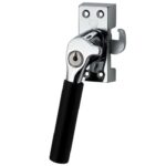 SKG Raamsluiting Met Sluitplaat Links Bauhaus ebben glans chroom