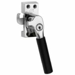 SKG Raamsluiting Met Sluitplaat Rechts Bauhaus ebben glans nikkel