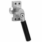 SKG Raamsluiting Met Sluitplaat Rechts Bauhaus ebben mat nikkel ongelakt