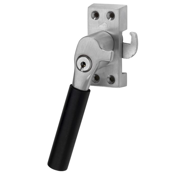 SKG Raamsluiting Met Sluitplaat Links Bauhaus ebben mat nikkel ongelakt