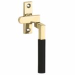 Raamboom Met Sluitplaat Rechts Bauhaus ebben messing ongelakt