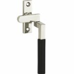 Raamboom Met Sluitplaat Rechts Bauhaus ebben glans nikkel