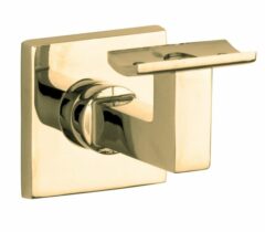 Leuninghouder Bauhaus M10 hol messing ongelakt