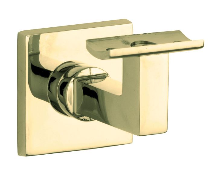 Leuninghouder Bauhaus M10 hol messing gelakt