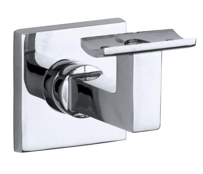 Leuninghouder Bauhaus M10 hol glans chroom