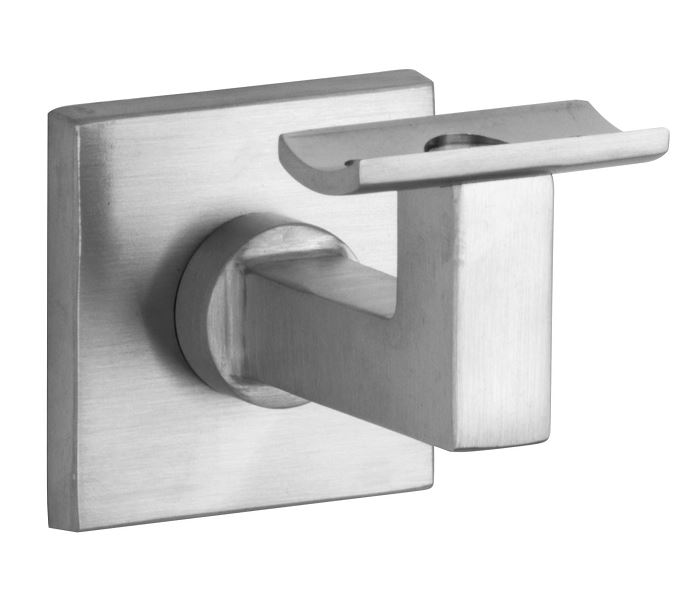 Leuninghouder Bauhaus M10 hol mat nikkel ongelakt