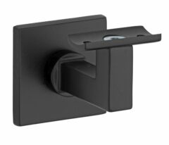 Leuninghouder Bauhaus M10 hol mat zwart