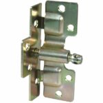 Set van 4 bedverbinders geel verzinkt