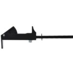 Instelbare luikvastzetter 200 mm zwart