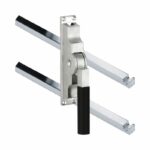 Pomp-espagnolet Bauhaus ebben Mat Nikkel Ongelakt Inclusief 2 Stangen