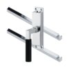 Kruk-espagnolet Bauhaus ebben Links Glans Chroom Inclusief 2 Stangen