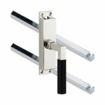 Kruk-espagnolet Bauhaus ebben Rechts Glans Nikkel Inclusief 2 Stangen