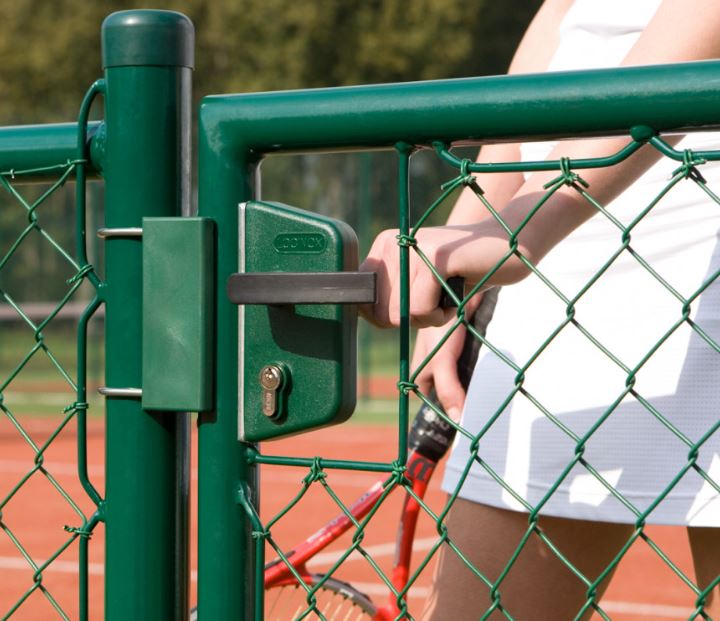 LOCINOX Poortslot opbouw voor 40 mm profielen groen