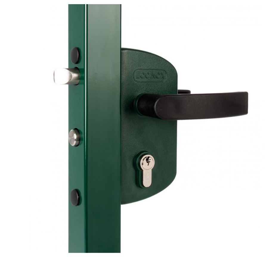 LOCINOX Poortslot opbouw voor 40 mm profielen groen