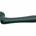 Deurkruk Linea mat zwart