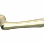 Deurkruk Linea messing ongelakt