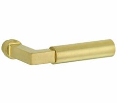 Deurkruk Bauhaus messing antiek