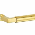 Deurkruk Bauhaus messing ongelakt