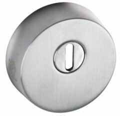 SKG3 Veiligheidsrozet voor oplegsloten met rondcilinder en kerntrekbeveiliging mat chroom