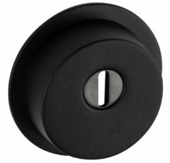 SKG3 Veiligheidsrozet voor oplegsloten met rondcilinder en kerntrekbeveiliging mat zwart
