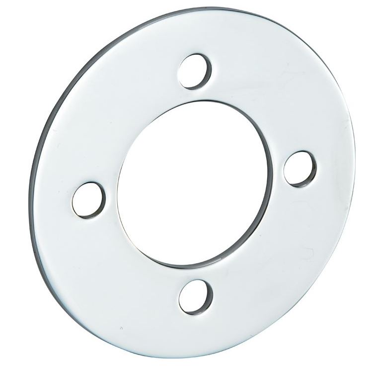 Smetplaat tbv SKG3 cilinderrozet voor oplegslot glans chroom