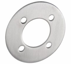 Smetplaat tbv SKG3 cilinderrozet voor oplegslot mat chroom